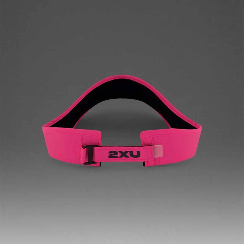 Gorra Running Run Visor Unisex Fuchsia/black