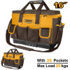 BOLSO DE HERRAMIENTAS CON BASE REFORZADA 16´´ CON 25 BOLSILLOS - 20KG - HTBG10 I BOLSO DE HERRAMIENTAS CON BASE REFORZADA 16´´ CON 25 BOLSILLOS - 20KG - HTBG10 I