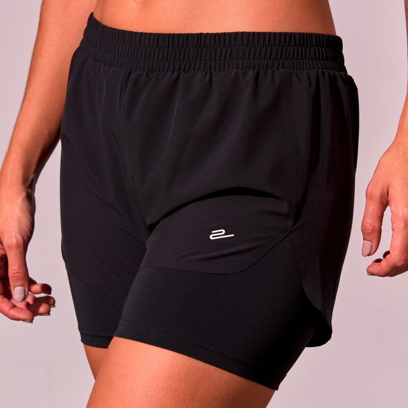 Pantalón Corto Emma de Mujer Negro
