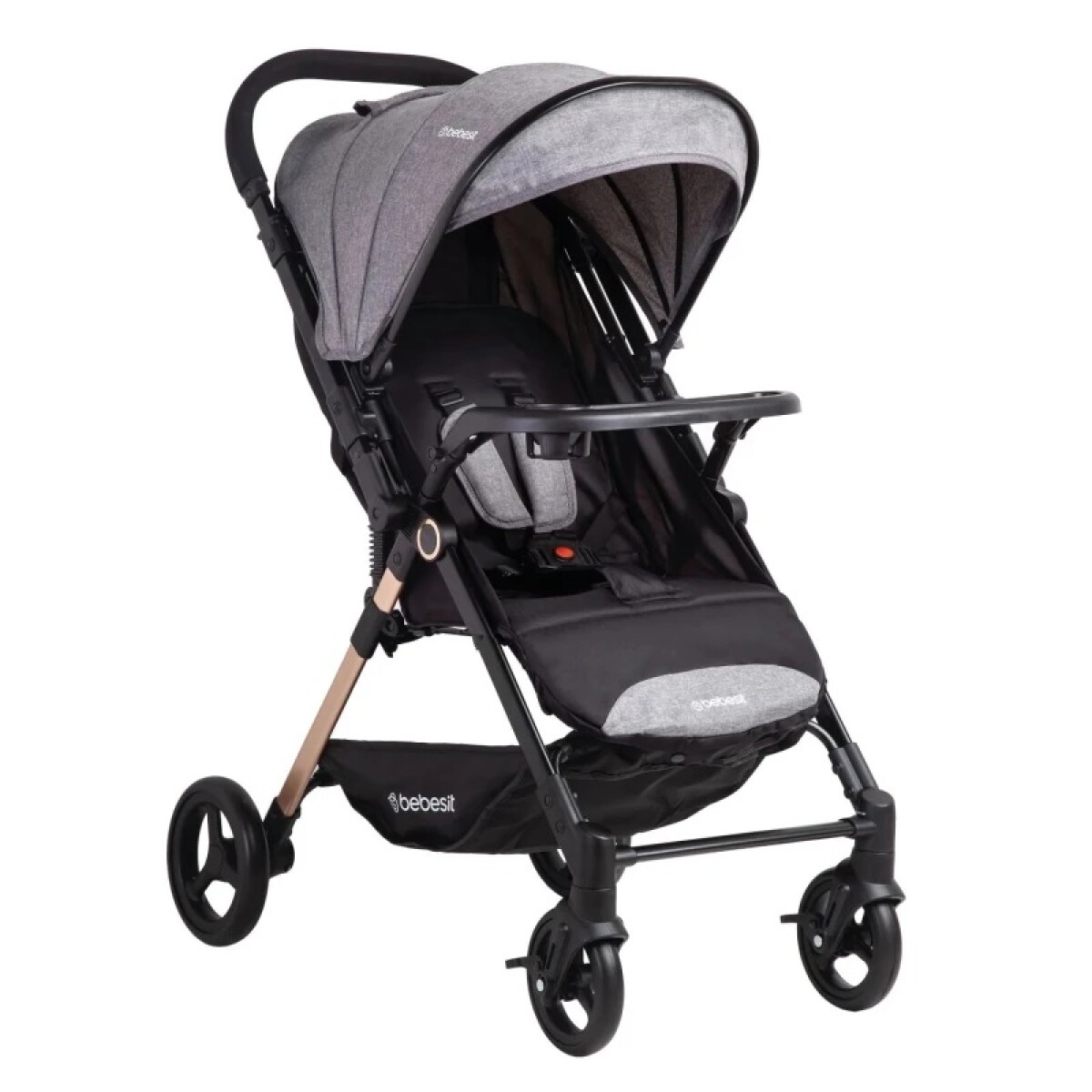 Coche Bebesit City Manillar Reversible - GRIS 