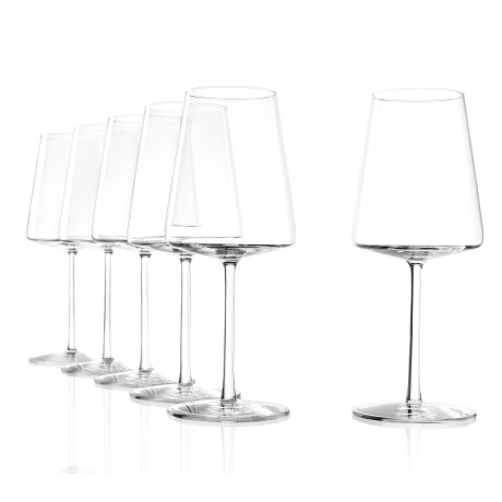 SET 6 COPAS CRISTAL TRANSPARENTE VINO 520 ML