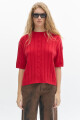 Knit T-shirt Jody Rojo