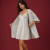 Camisón Avelina [CB11] Algodón Gris Melange