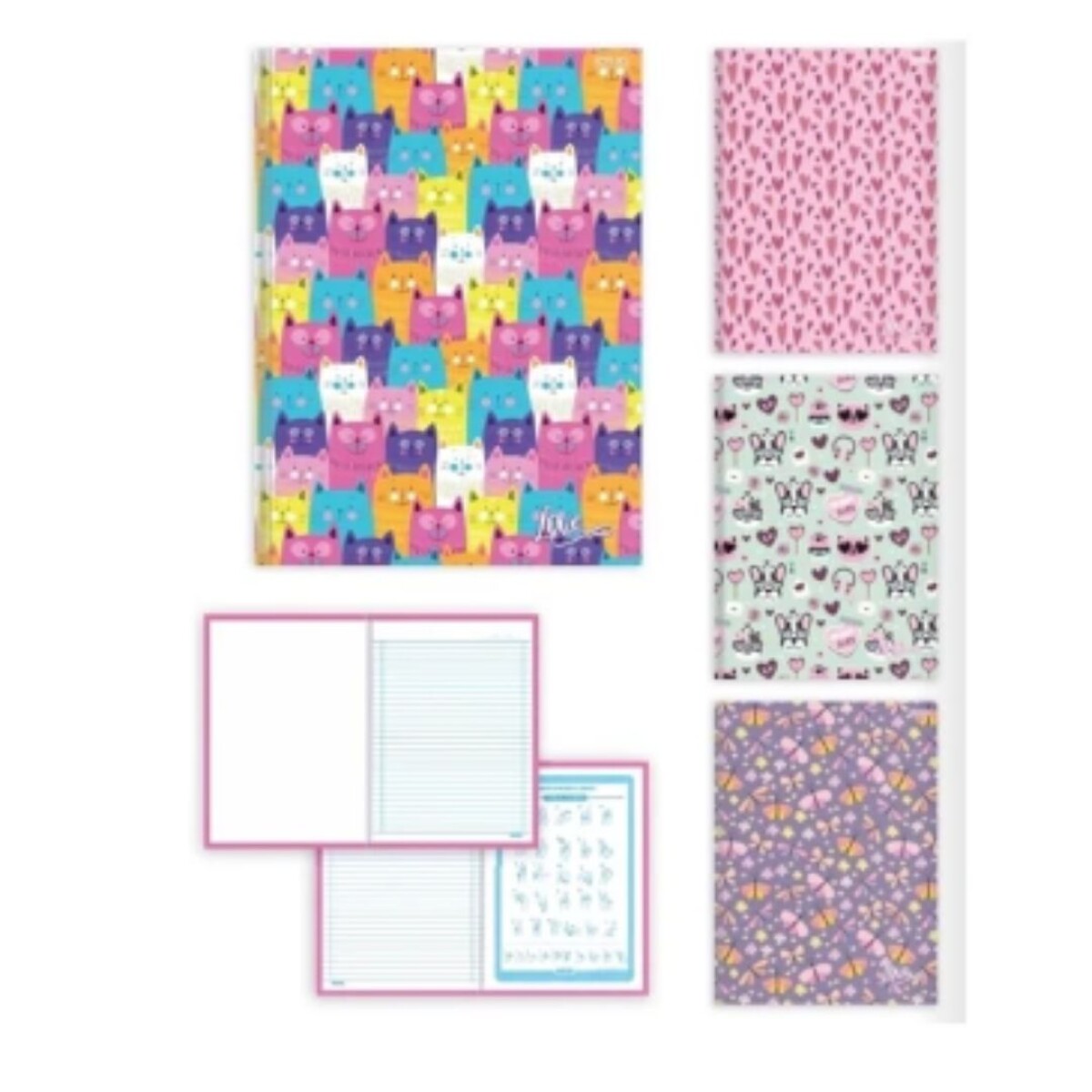 Cuaderno SD 80 hojas love cosido tapa dura - Cuaderno Sd 80 Hojas Love Cosido Tapa Dura 