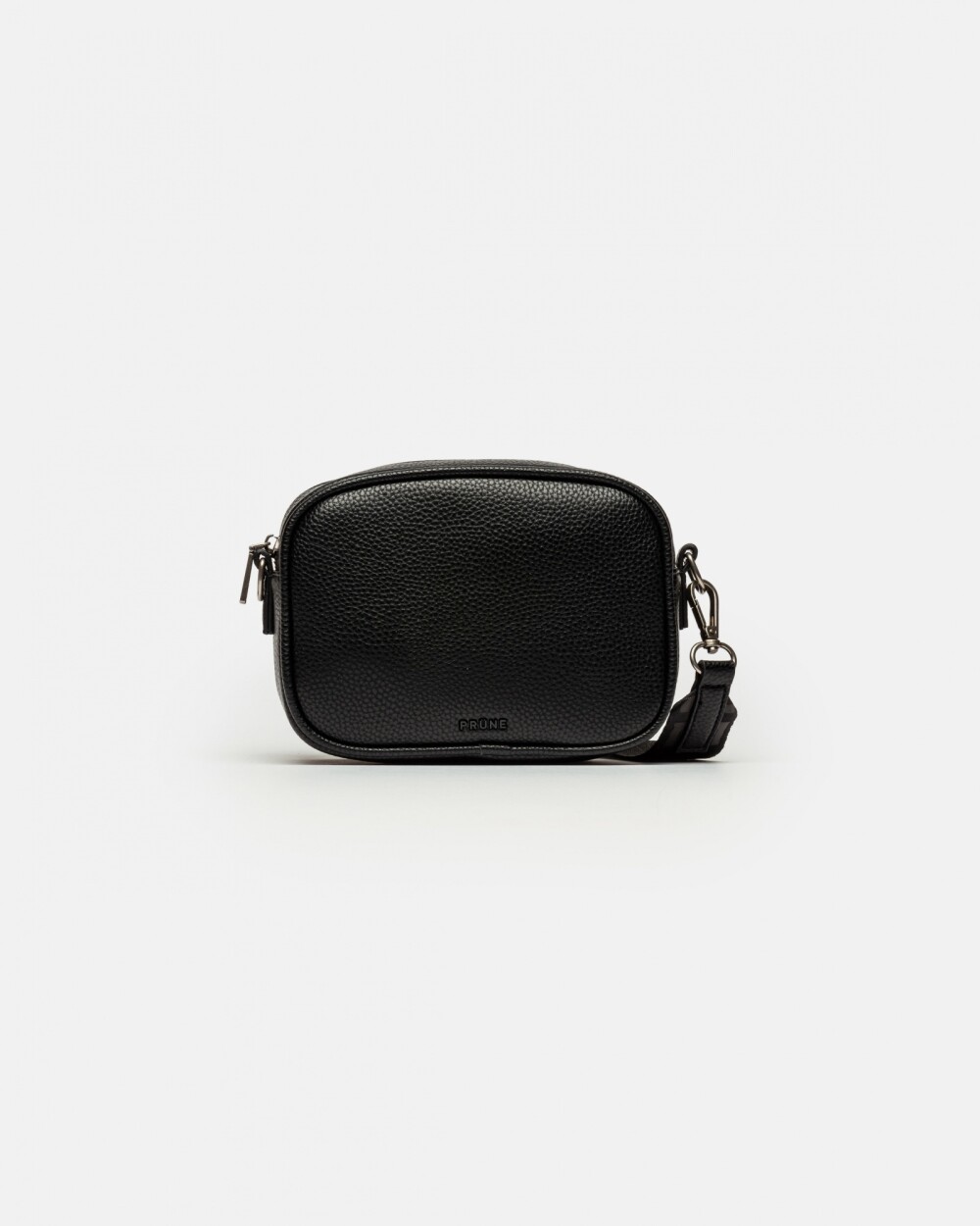 Mini Bag Adisa En Efecto Cuero Graneado Negro