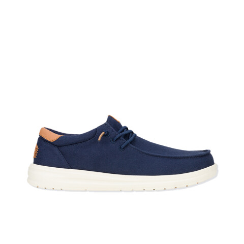 Zapatos Hey Dude Paul Canvas Azul