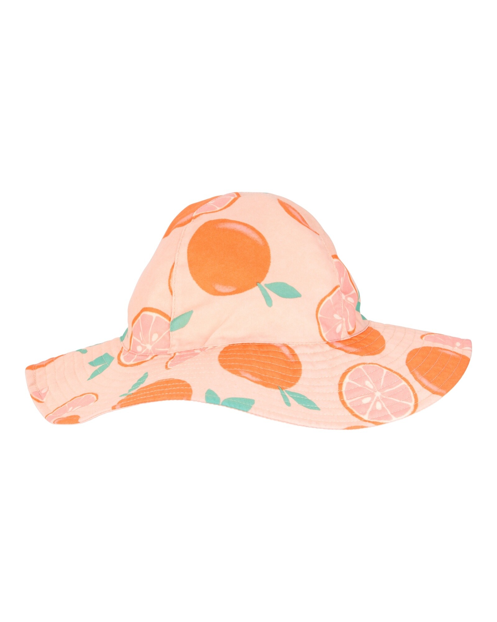 Capelina reversible con protección UPF 50+, diseño naranjas Sin color