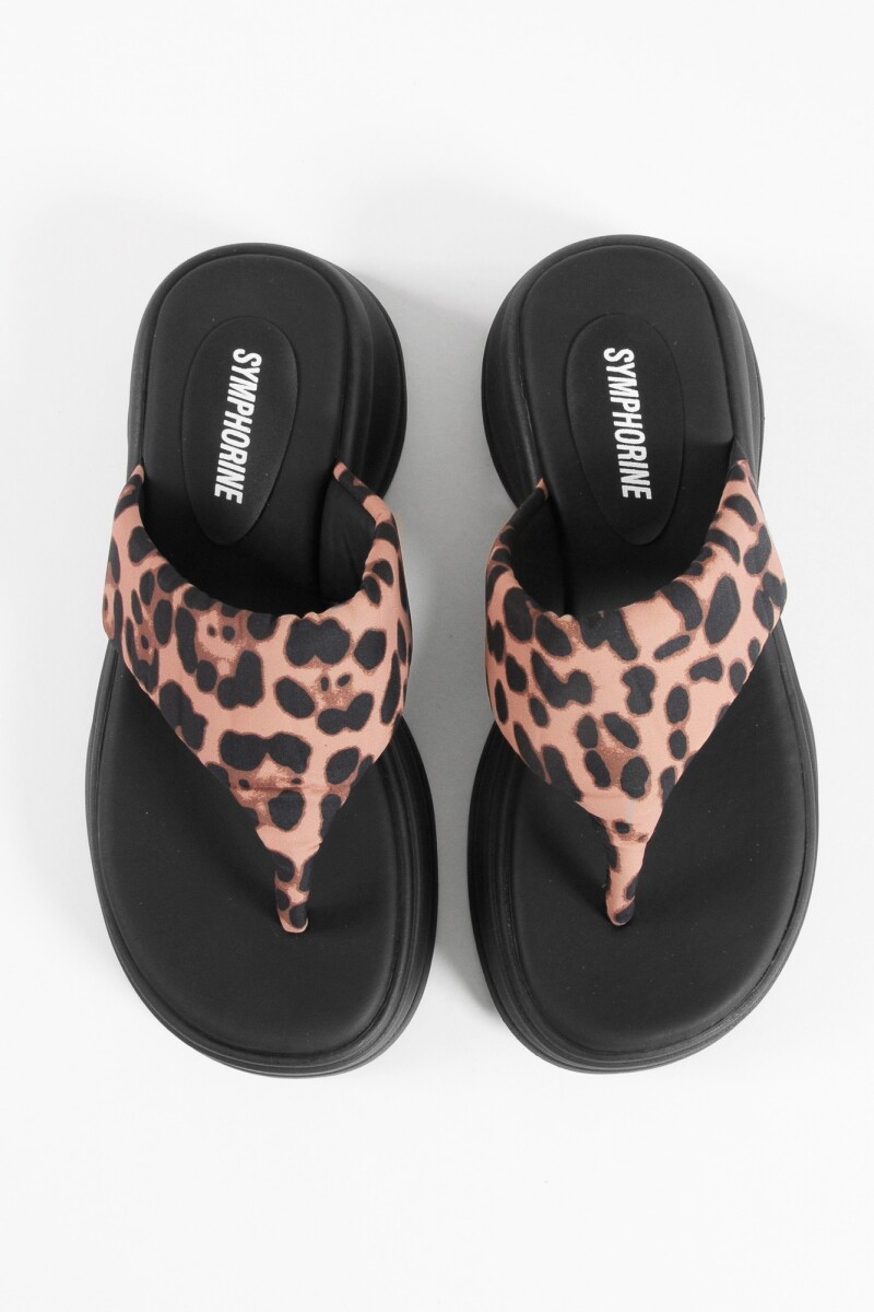 Sandalia mar animal print