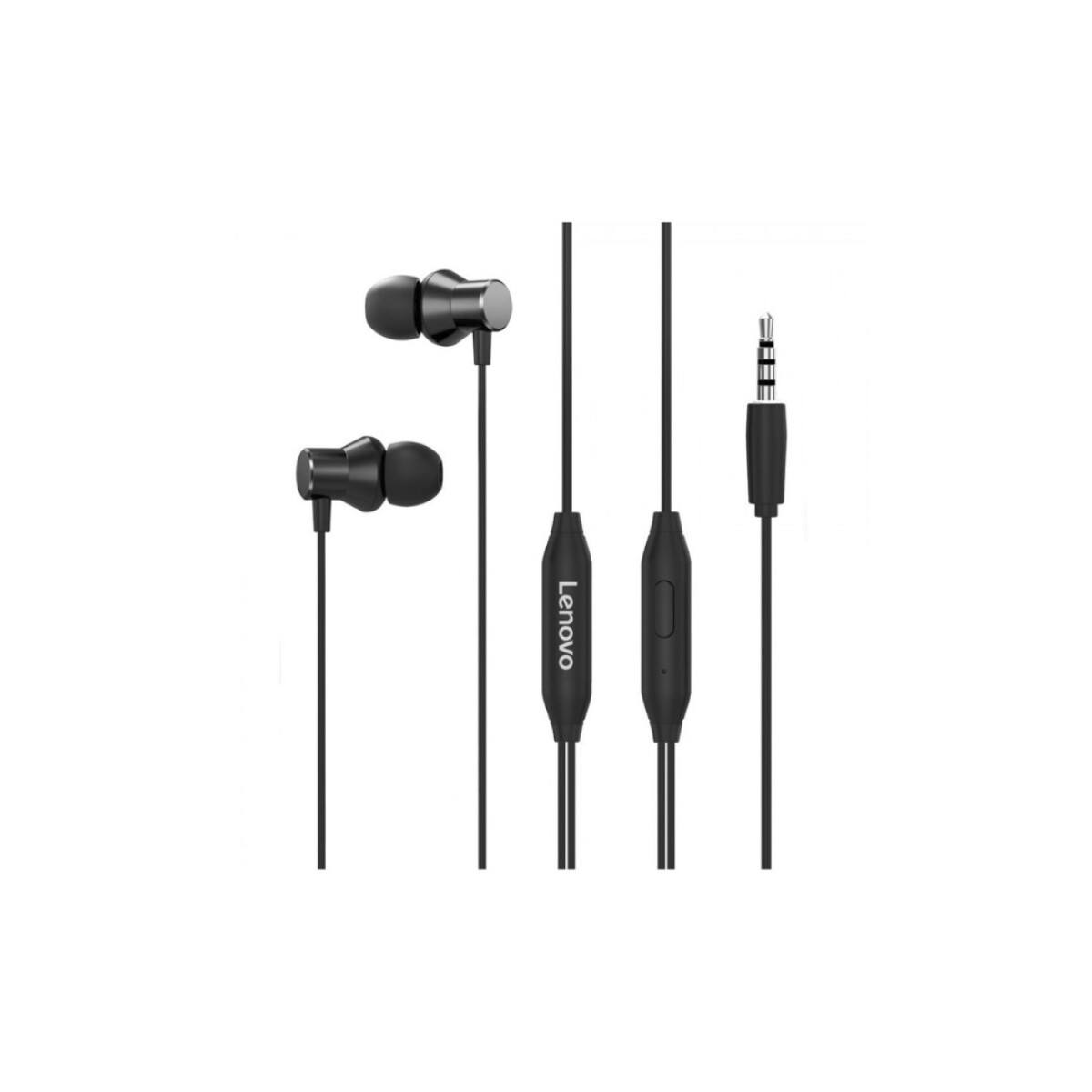 AURICULAR MANOS LIBRES LENOVO 3.5MM - NEGRO 