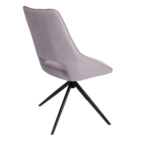 SILLA DE OFICINA TELA-Y-POLIPROPILENO GRIS CHRISTIE
