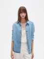 Campera Hira Azul Grisaceo