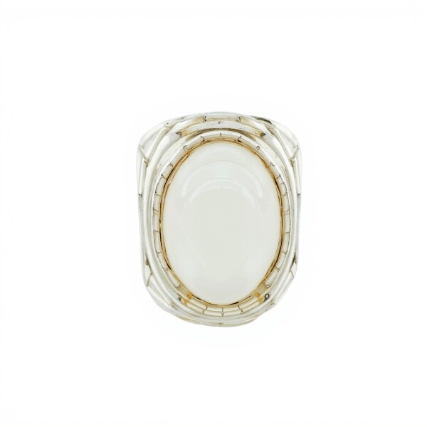 Anillo Oval-Plata 925-Piedra Nacar-AN3380 conpiedra