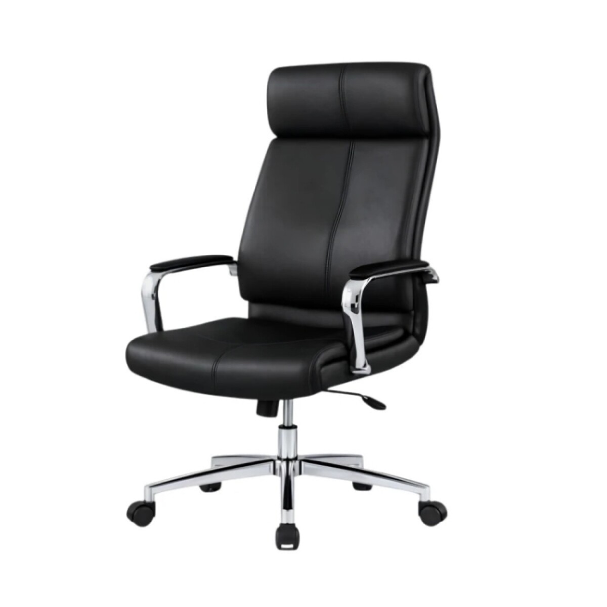 Silla Escritorio Cromada Dell Negro Rt-719 