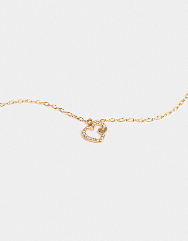 Cadena Corta con Dije Bañada en Oro Cadena Corta Con Dije Bañada En Oro - Dorado