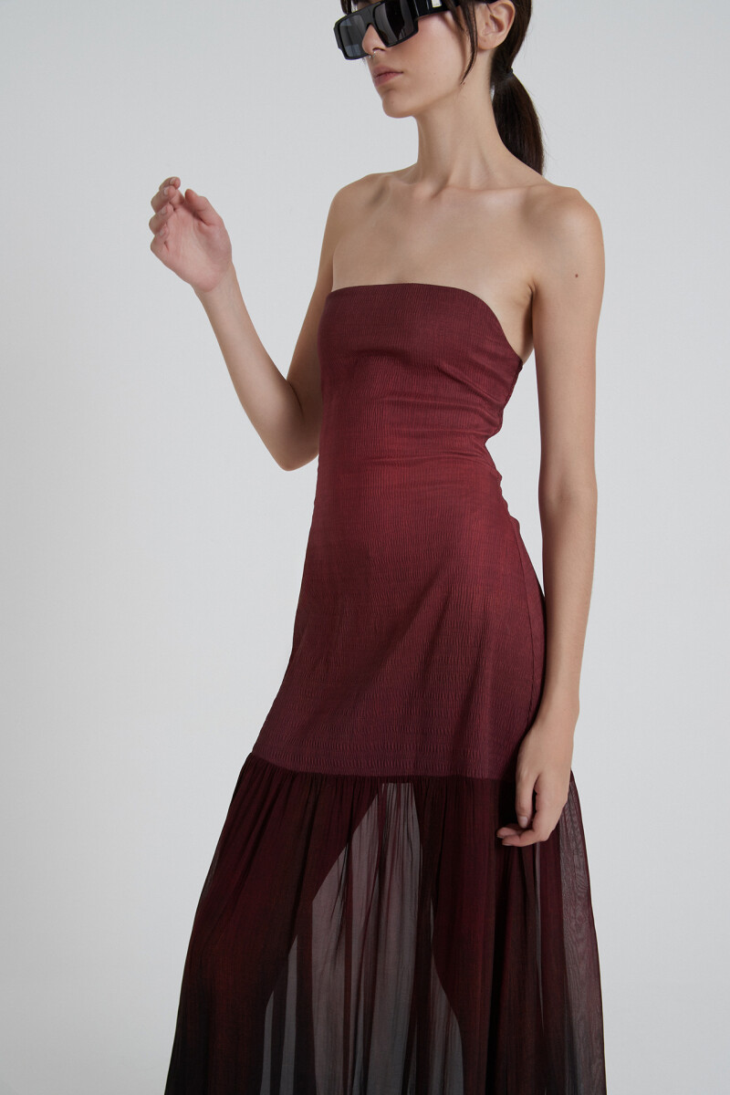 VESTIDO BONA Rojo
