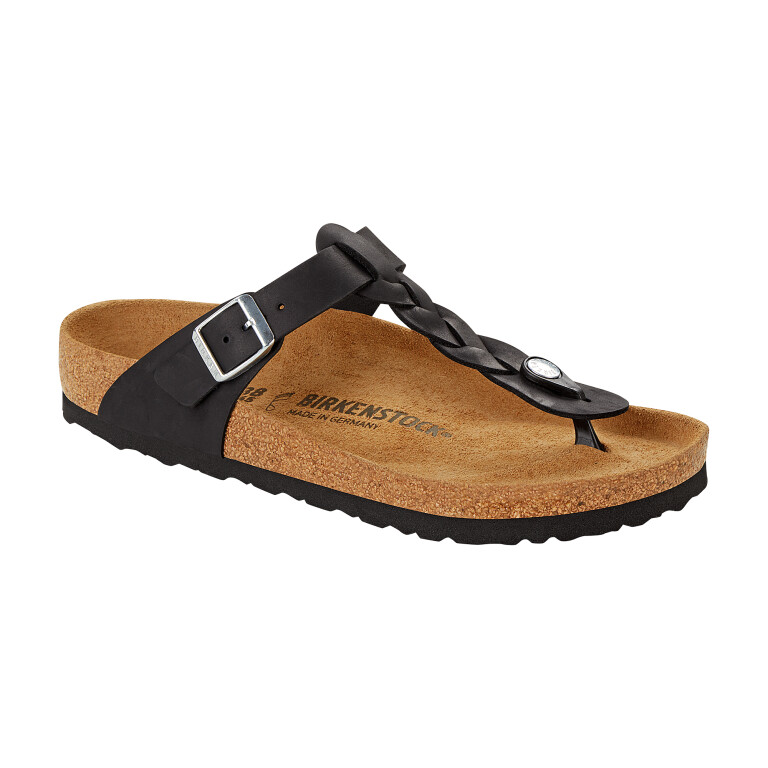 Sandalia Gizeh Braided LEOI Black - Estrecho Black
