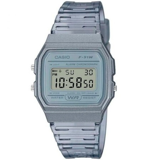 Reloj CASIO F91WS-8DF en Resina Gris Esfera 35mm 0