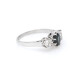 Anillo platino brillantes y zafiro Anillo platino brillantes y zafiro