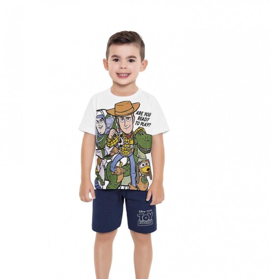 Conj. para niños (camiseta y shorts) BLANCO