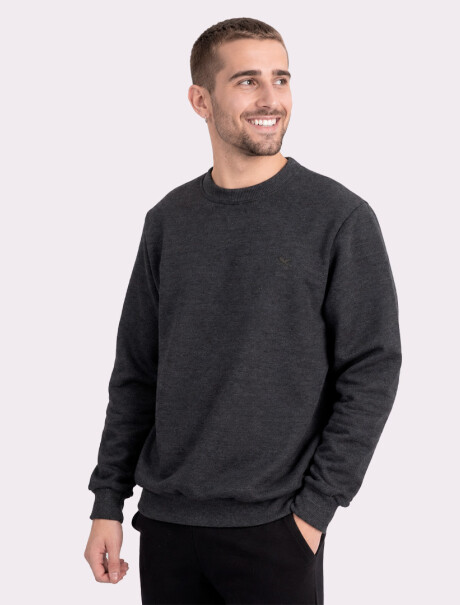 BUZO DEPORTIVO ADULTO UNISSEX GRIS OSCURO