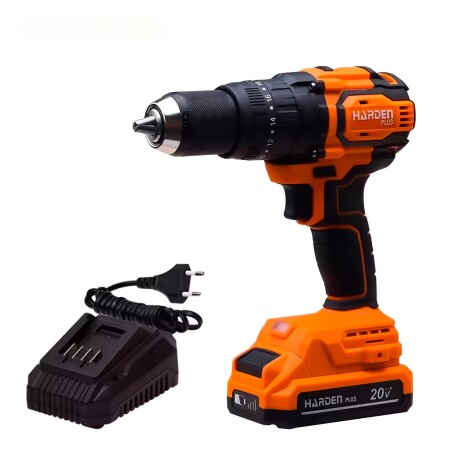 TALADRO ATORNILLADOR PERCUTOR 20V 13MM (S/CARBONES 1BAT 2AMP) PRO HARDEN ++ N/a