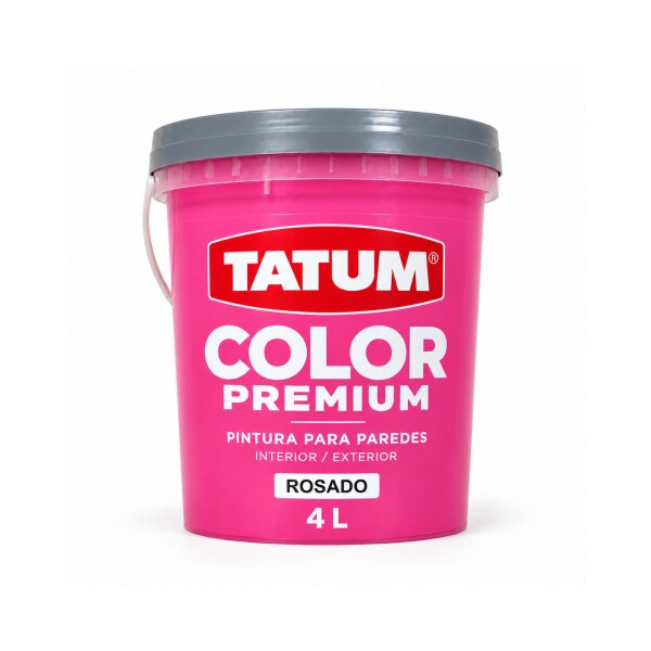 PINTURA TATUM COLOR ROSA 4LT Pintura Tatum Color Rosa 4lt