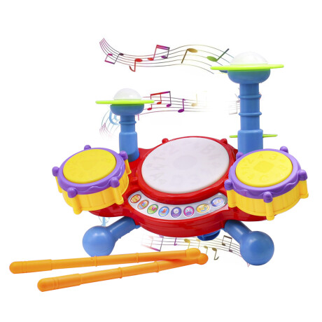 Juego Musical Didáctico Infantil Batería con Luces VARIOS
