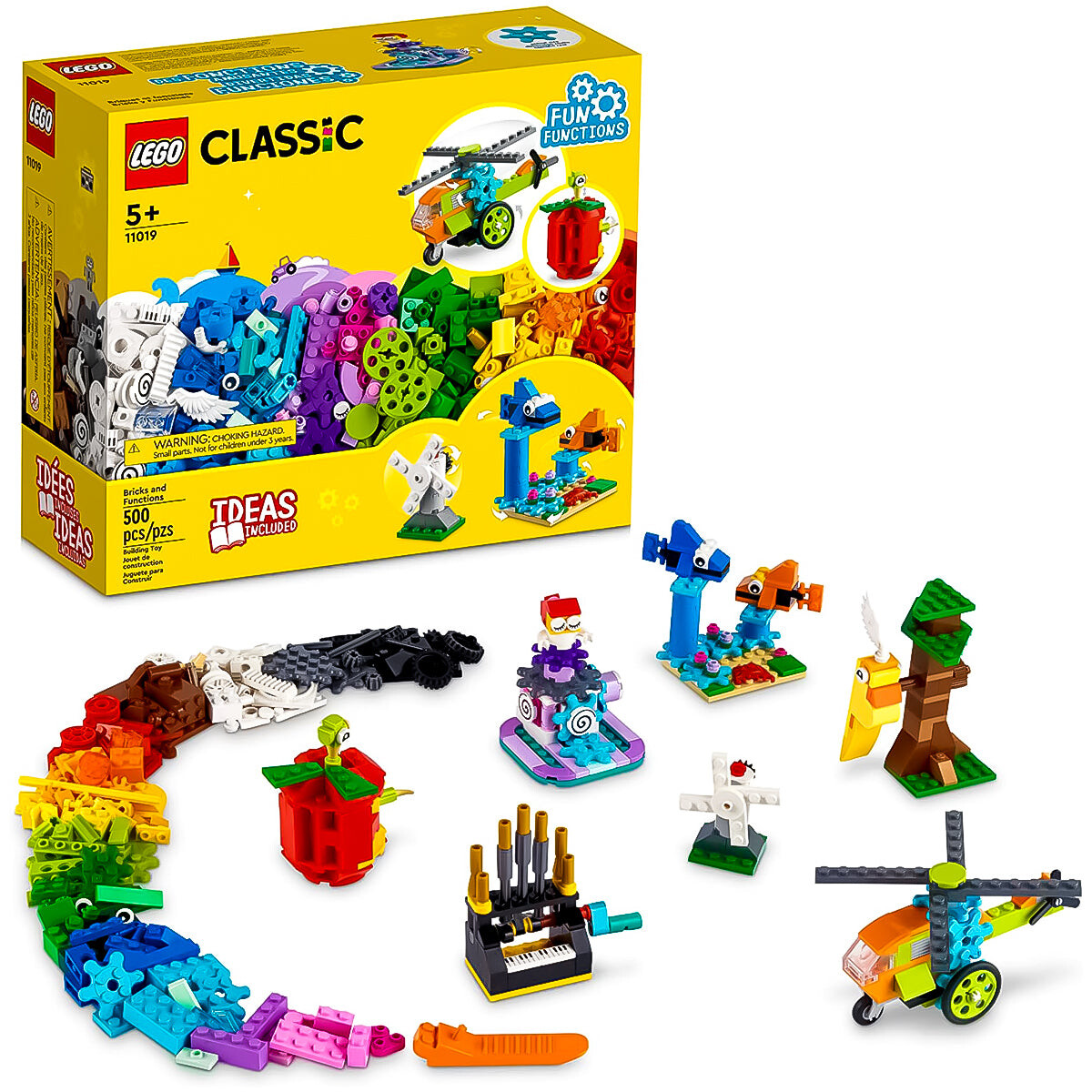 Lego Classic Kit Construcción 11019 500pcs C/juguetes 
