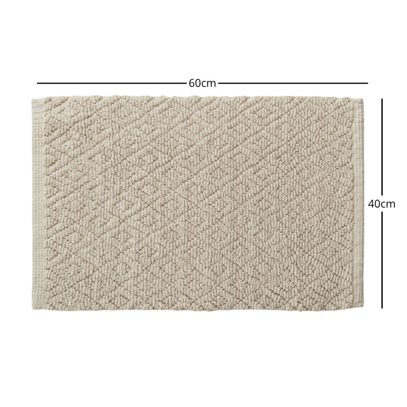 Alfombra algodón 40x60cm ROMBOS