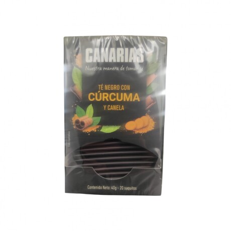 Caja X20 Té Negro con Curcuma y Canela Canarias 40GR 001