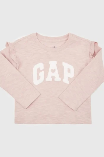 Remera Logo Con Volados Toddler Niña Primitive