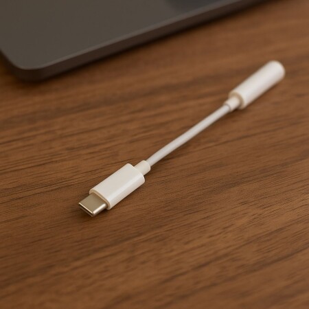 ADAPTADOR ROCA TIPO C A 3.5MM Blanco