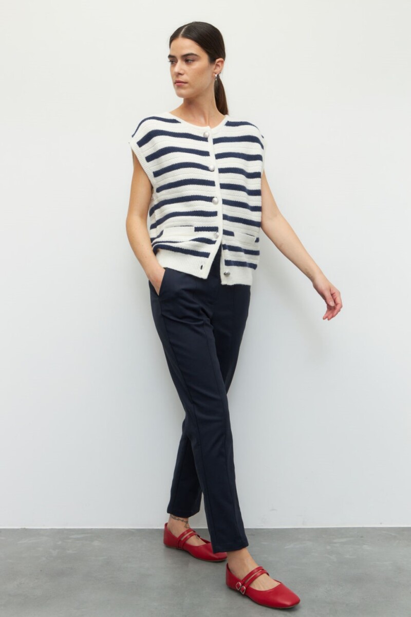 PANTALON LILOU Azul Marino