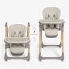 Silla de comer Olive deluxe KIKKABOO beige