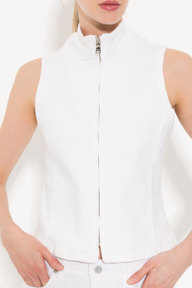 CHALECO CARMY WHITE Blanco