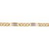 Pulsera Valencia de hombre en oro 18k. Pulsera Valencia de hombre en oro 18k.