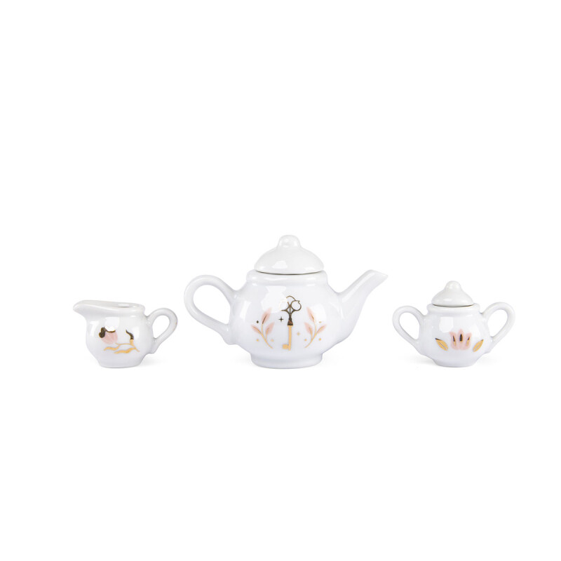 Juego de té de porcelana Escuela de danza Moulin Roty Juego de té de porcelana Escuela de danza Moulin Roty