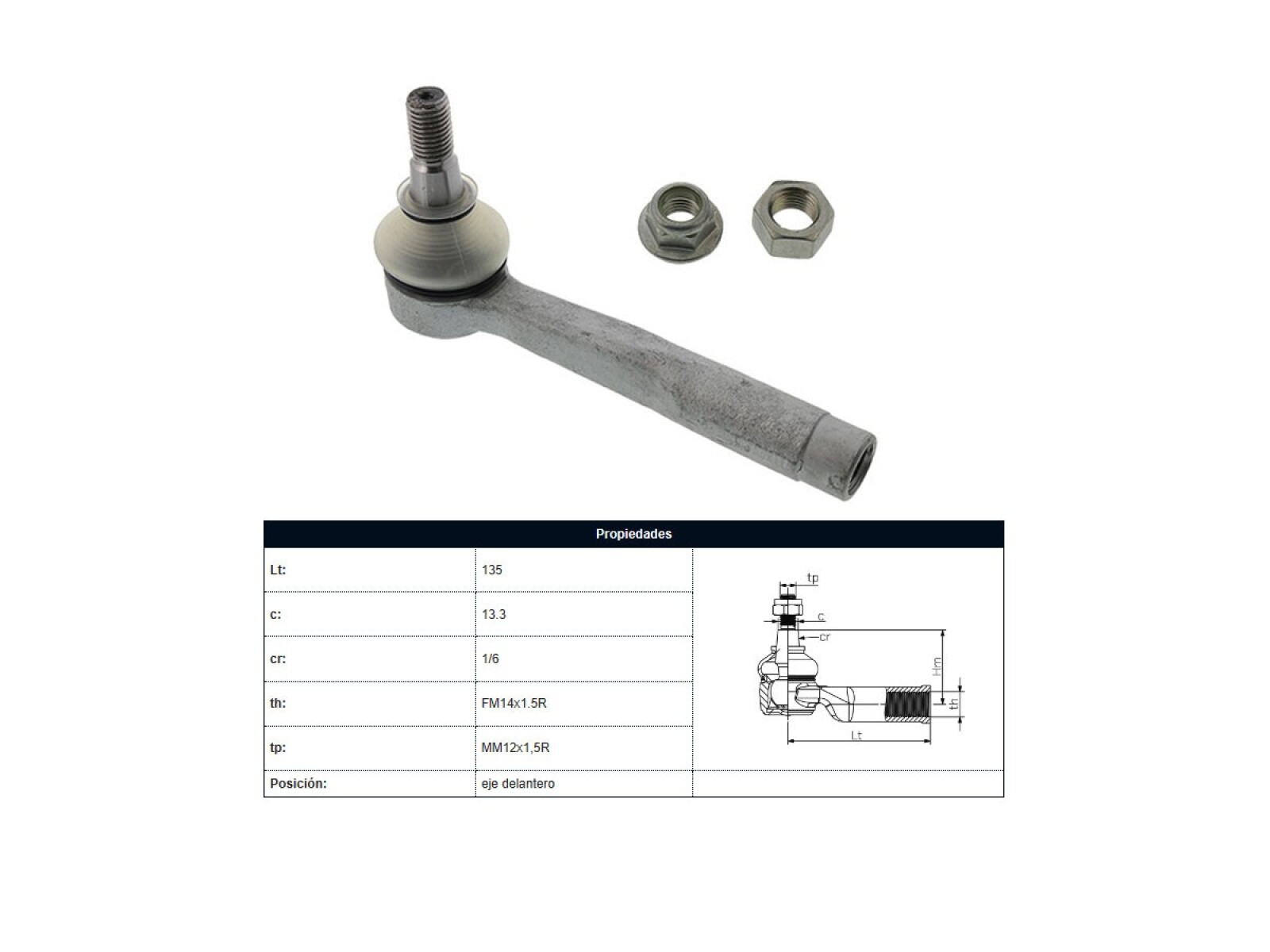 Puntero Chev Zafira/Astra/Vectra 99-16 Der/Izq 