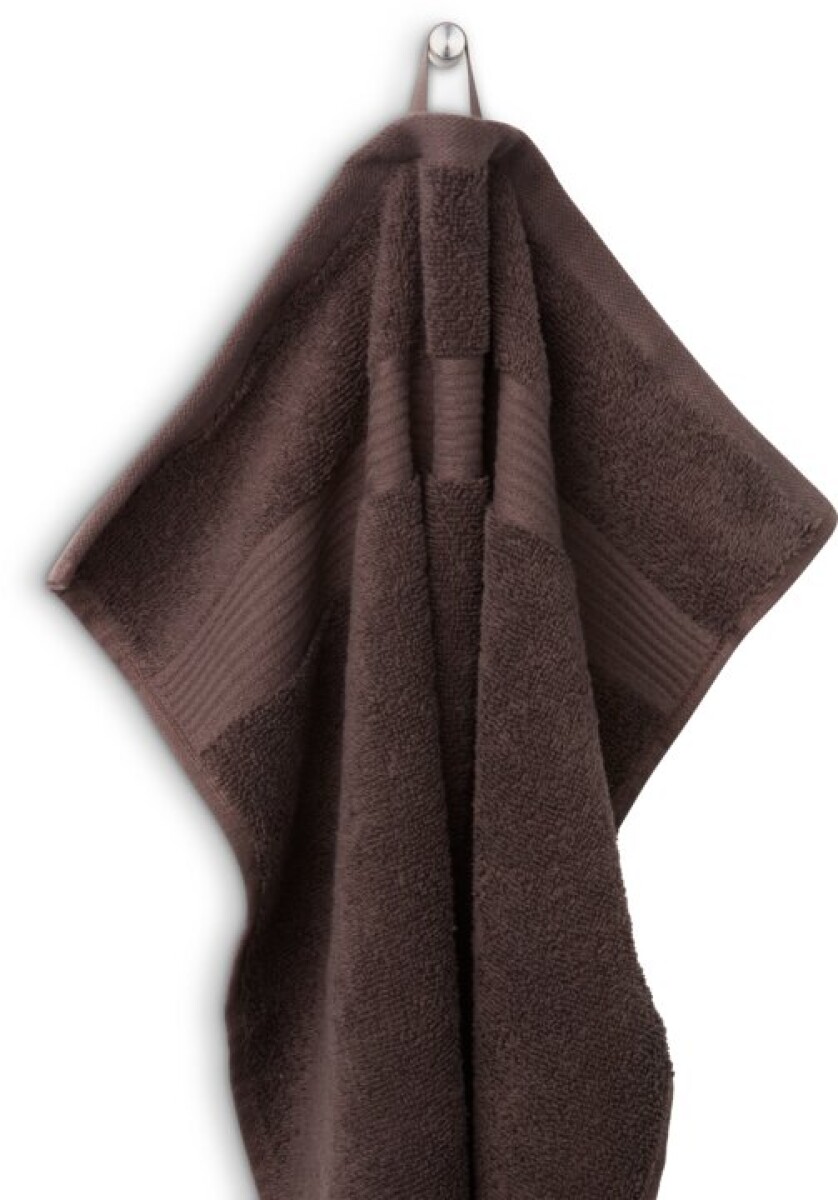 Toalla de mano KARLSTAD 50x100 marrón osc 