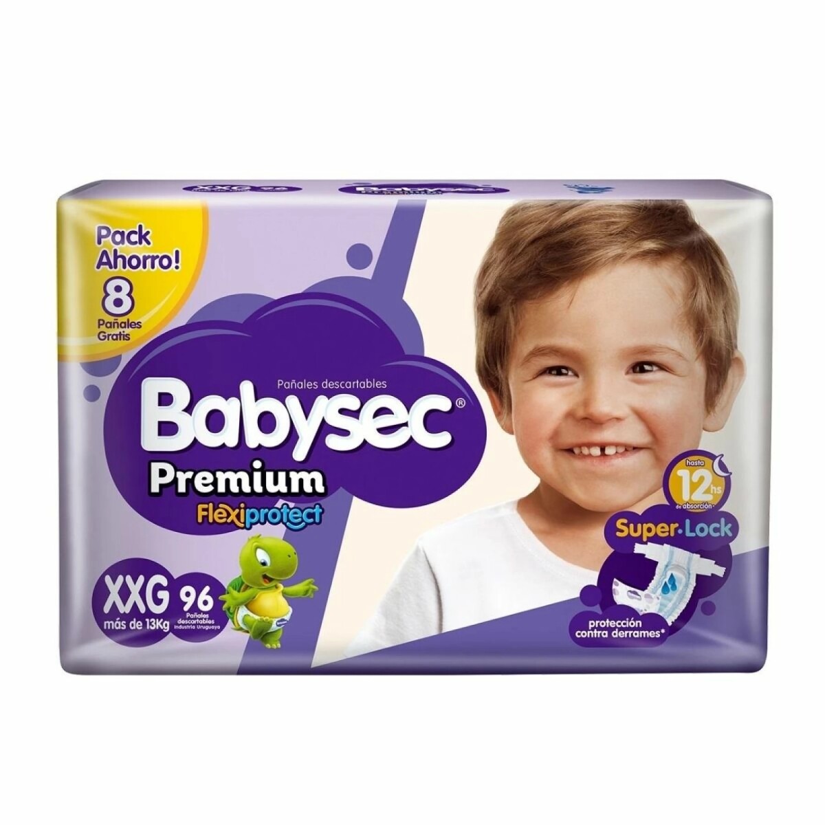 Pañales Babysec Premium Flexiprotect XXG - X96 