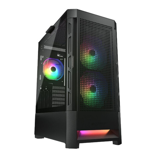 Gabinete Cougar Duoface Rgb Mid Towe GABINETE COUGAR DUOFACE RGB BLACK