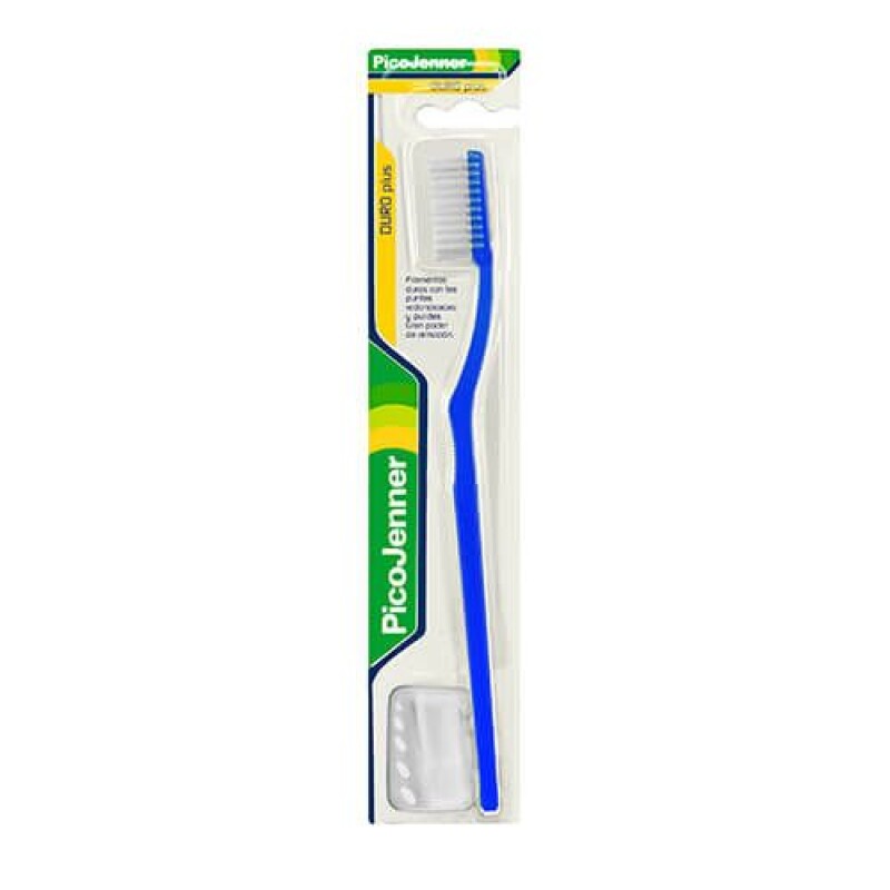 Cepillo Dental Pico Jenner Duro Plus 1 Unidad con protector. Cepillo Dental Pico Jenner Duro Plus 1 Unidad con protector.