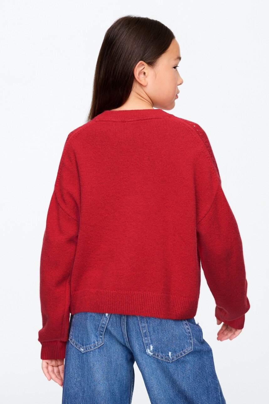 Buzo Cashsoft Niña Modern Red