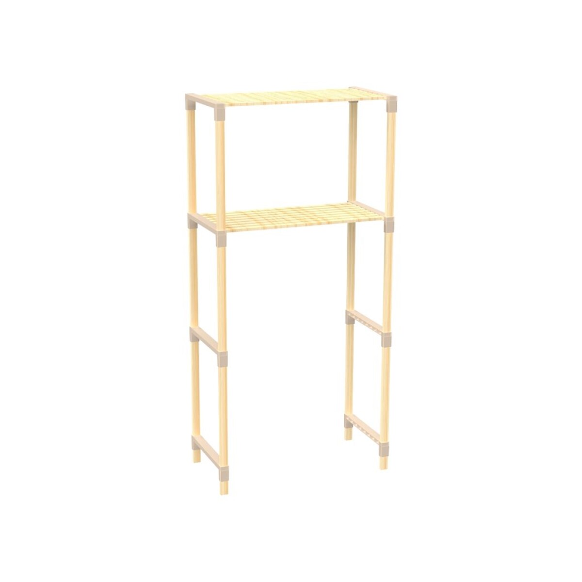 ESTANTERIA ORGANIZADO P/LAVARROPAS 127x33x66CMS MADERA Y PP 