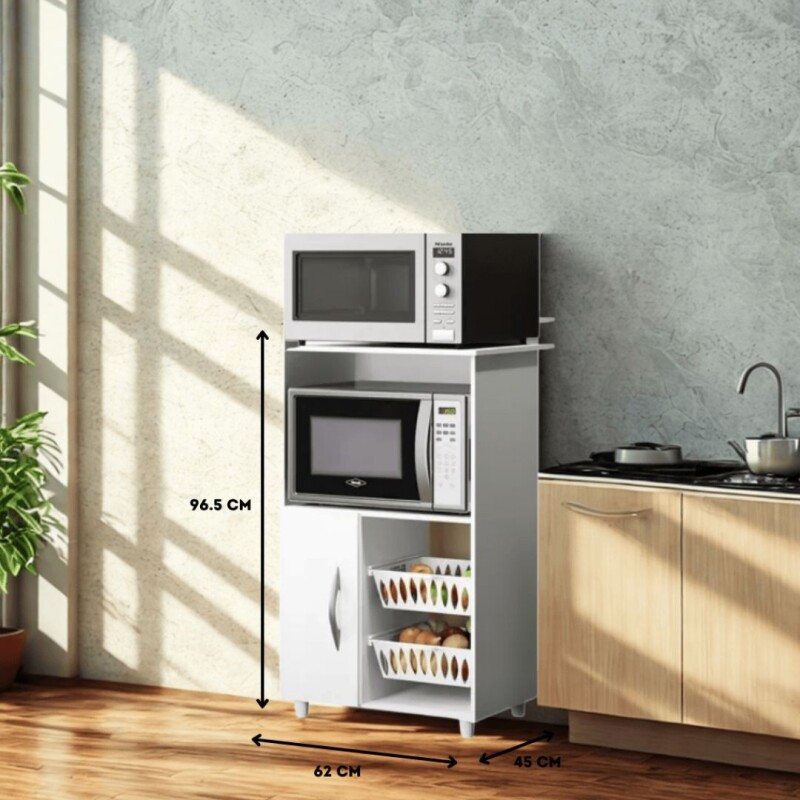 Armario Micro 0.97 C/Canastos Blanco Armario Micro 0.97 C/Canastos Blanco