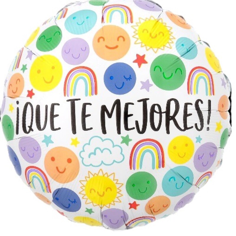 Globo Que te mejores Arcoiris Globo Que te mejores Arcoiris