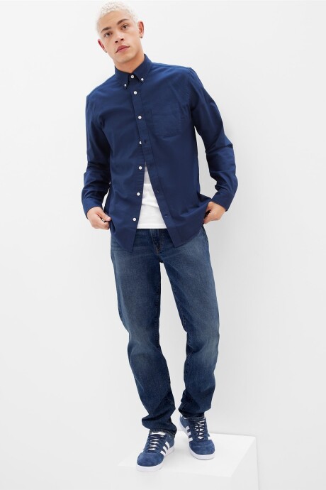 Jean Straight Hombre Medium Wash