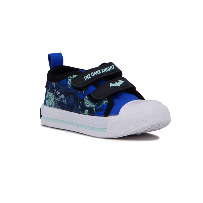 Championes Velcro Niño Disney Batman Azul-negro