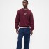 CORP LOGO CREW TUSCAN RED