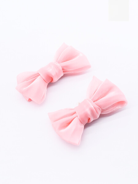 BROCHE MOÑAS SET X 2 ROSADO
